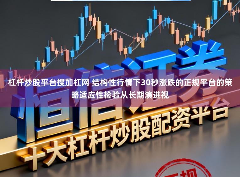 杠杆炒股平台搜加杠网 结构性行情下30秒涨跌的正规平台的策略适应性检验从长期演进视